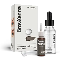 BrowXenna®, Brown #102, Cold Coffee, 1 vial